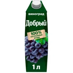 Сок добрый виноград 1 л